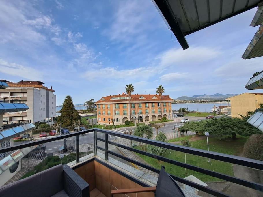 Baiona, Primera Linea De Playa Ladeira, Terraza. Ngoại thất bức ảnh